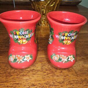 Mohaba Christmas Boot Mugs